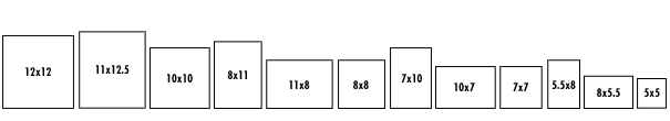 AsukaBook Book Bound Hard Cover sizes