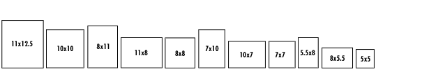AsukaBook Book Bound Hard Cover sizes