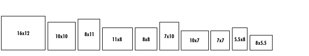 AsukaBook Book Bound Hard Cover sizes
