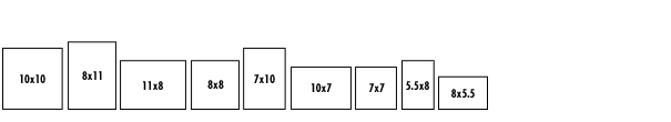 AsukaBook Book Bound Hard Cover sizes