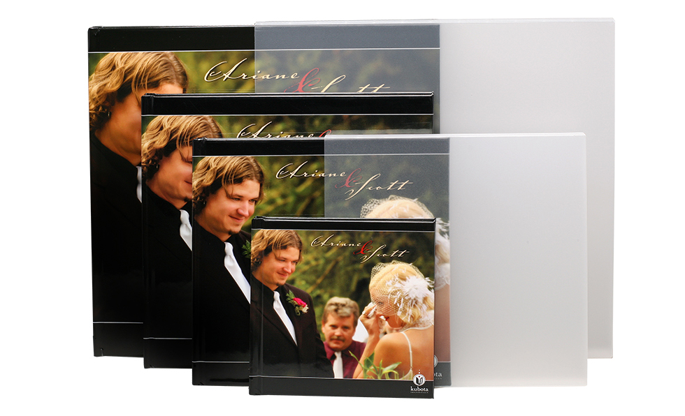 AsukaBook Book Bound Hard Cover and Clear Frosted Plastic Case