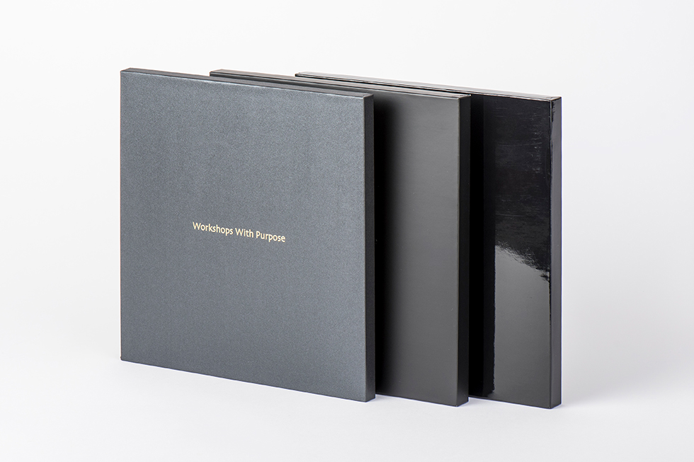 AsukaBook Zen Layflat EX Photo Book cases in Black Pearl, Black Matte and Black Glossy